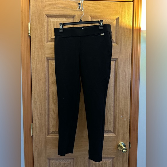 Anne Klein Black Stretch Skinny Pants - Picture 3 of 7